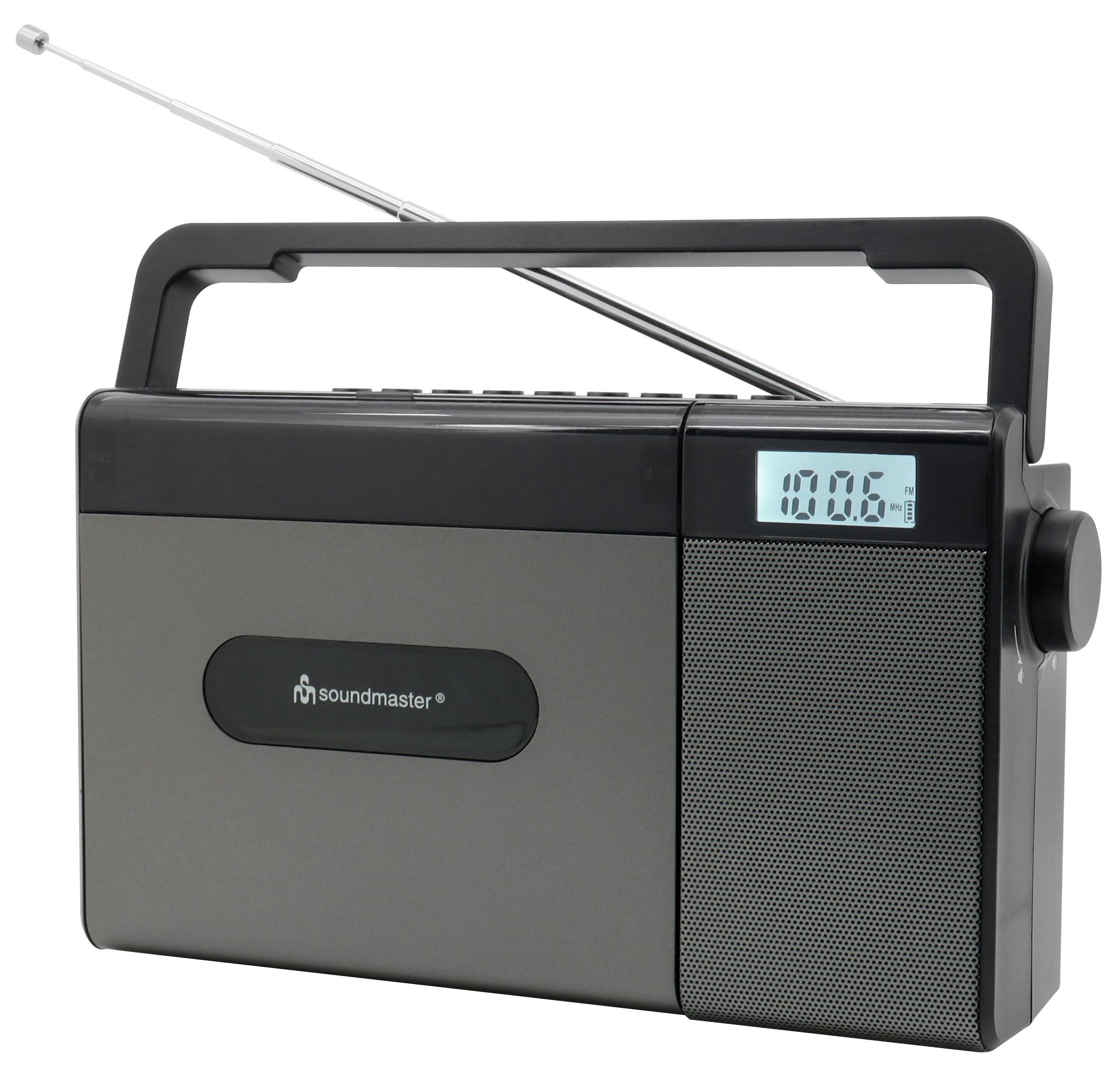 FM radio with CD/MP3, USB, Bluetooth®, Li-Ion battery