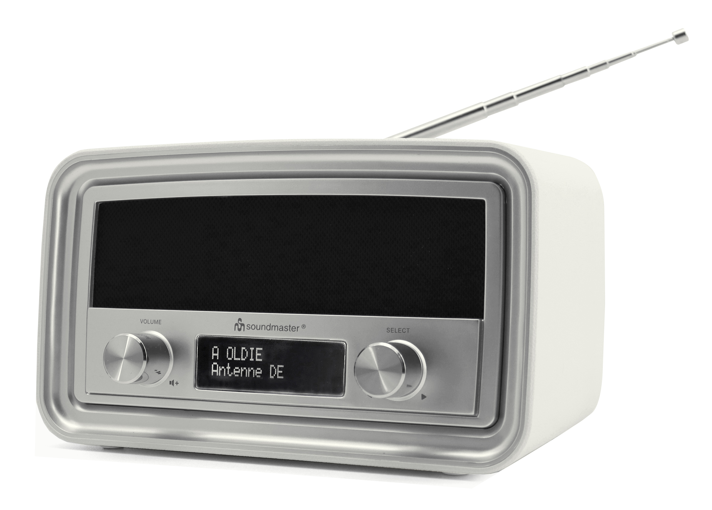 DAB+/UKW Radio mit Wecker, USB-Ladebuchse