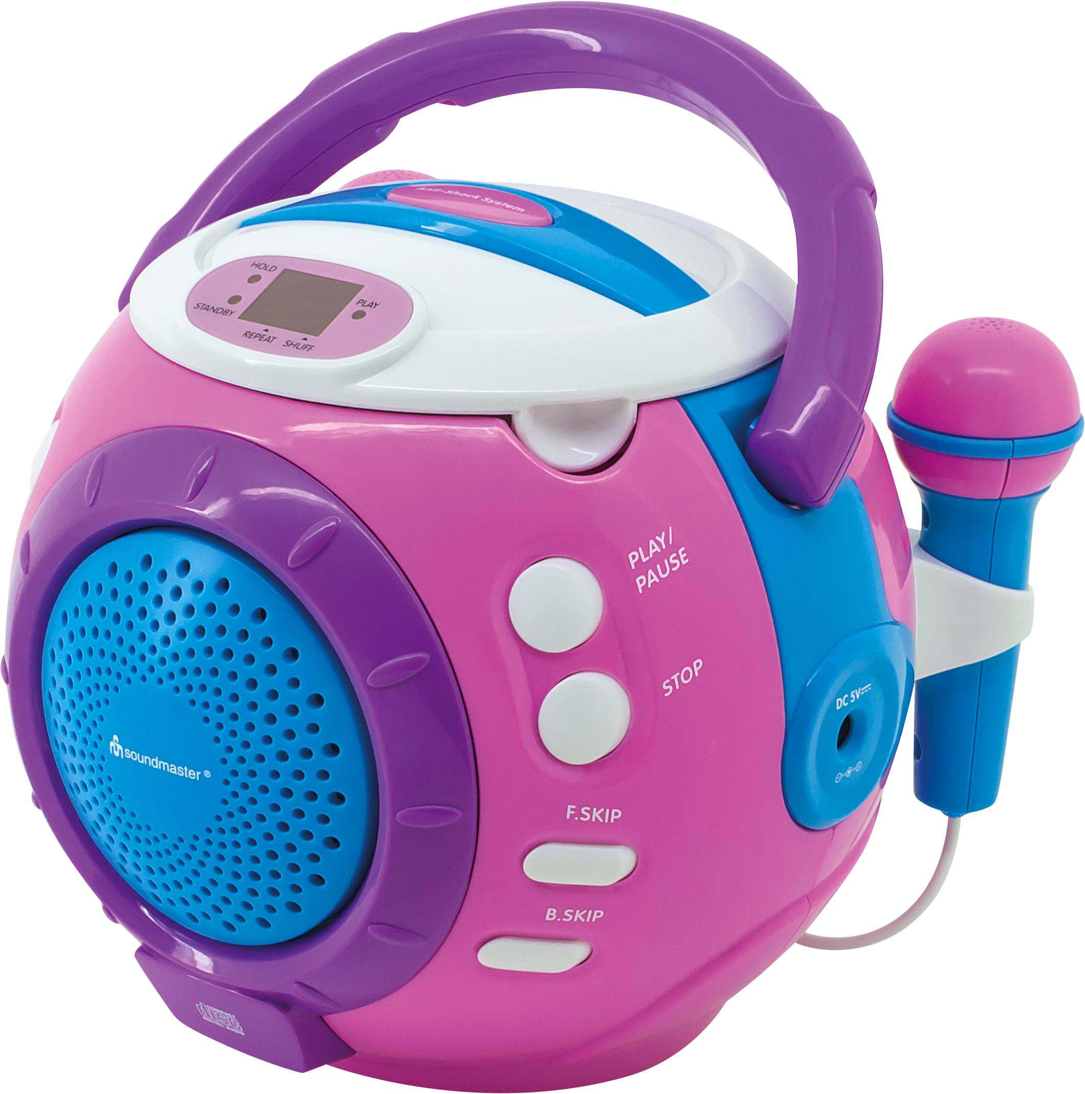 Kinder CD-Spieler mit Mitsing-Funktion
