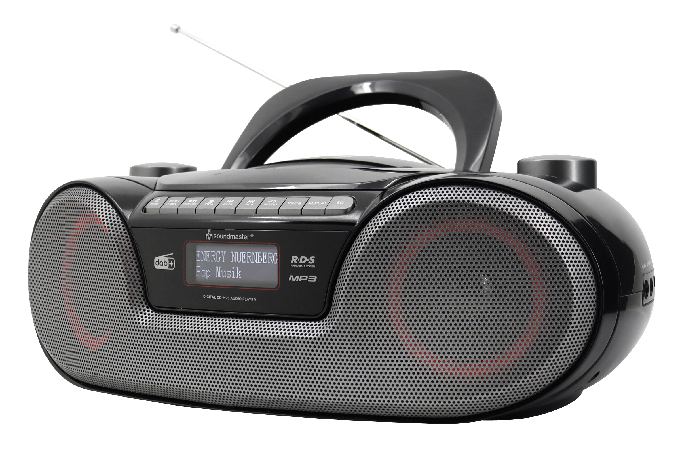 Boombox mit DAB+/UKW, CD/MP3, USB/SD, Bluetooth®