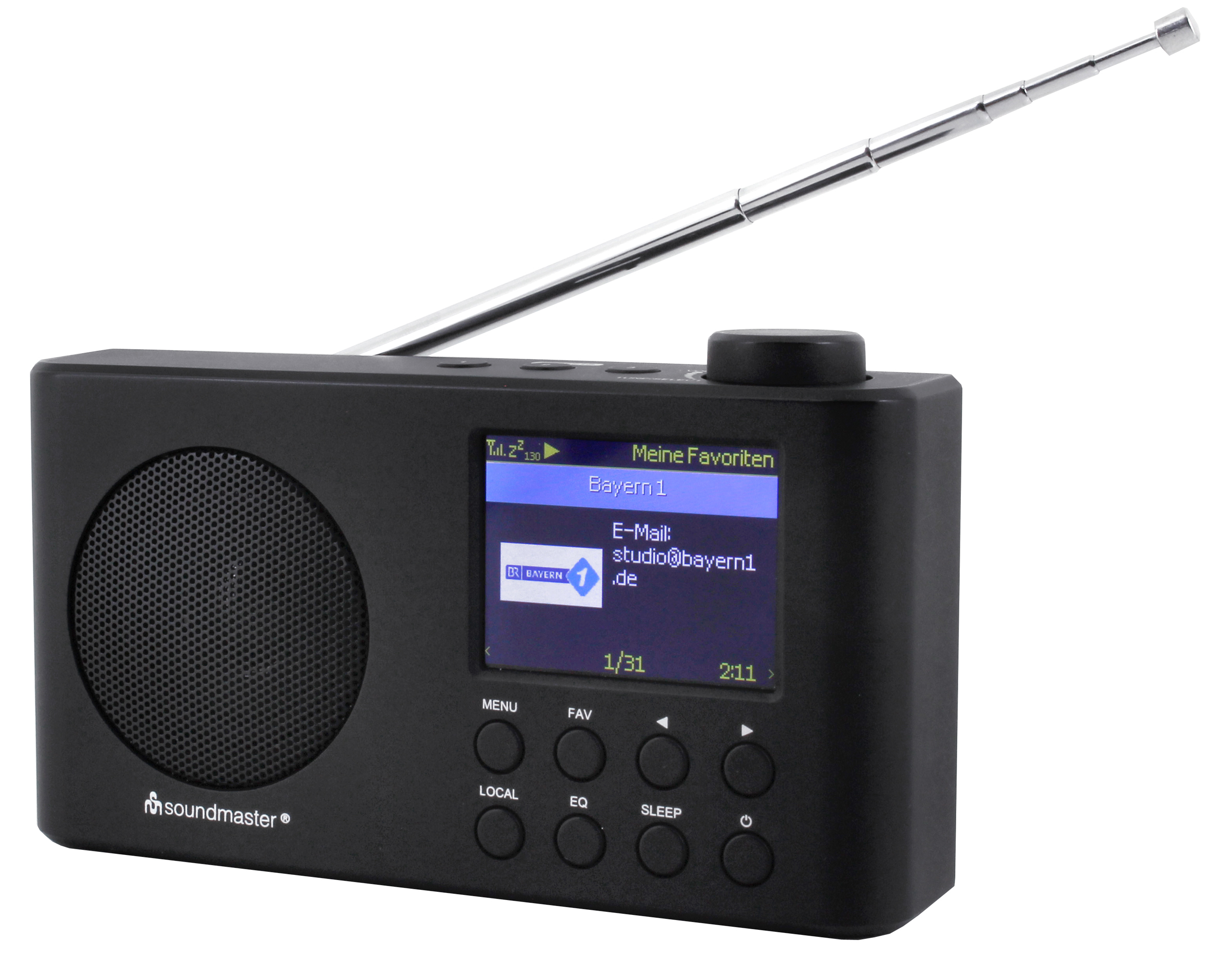 Portables WLAN-Internet/DAB+/UKW-Radio mit Bluetooth®, Li-Ion Akku
