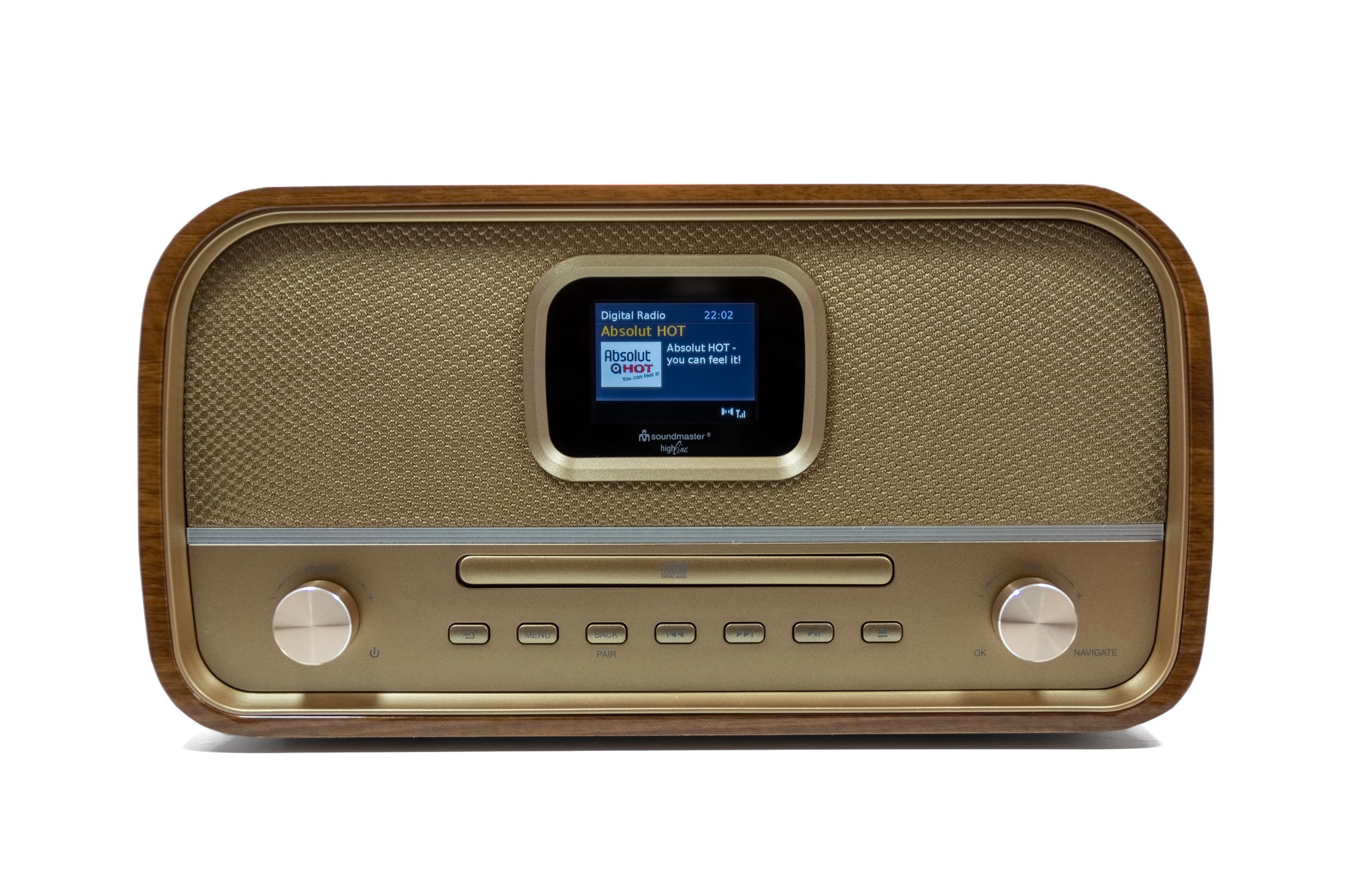 Stereo Musikcenter mit DAB+/UKW, CD/MP3, USB, Bluetooth®, Farbdisplay