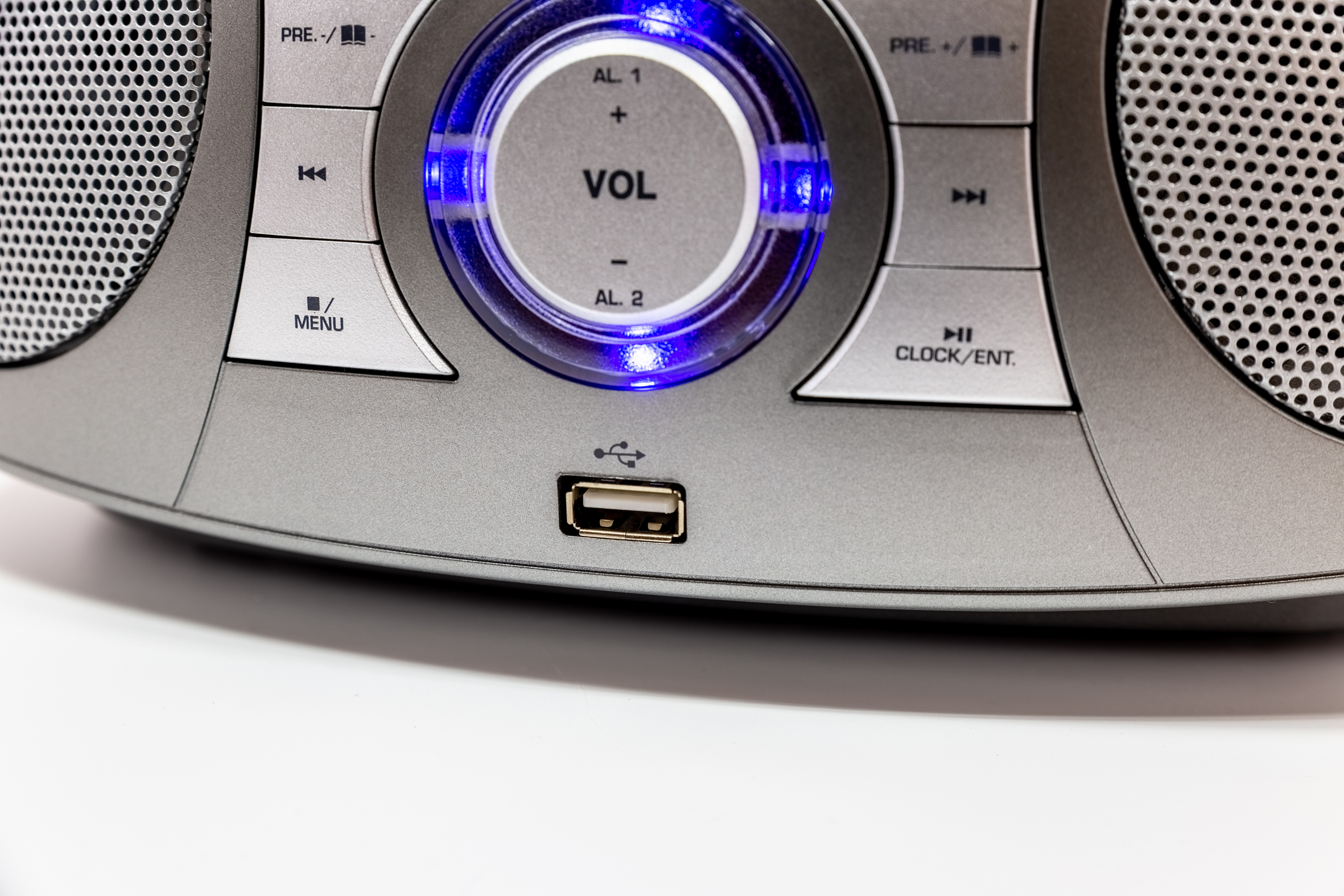 CD/MP3 Boombox mit DAB+/UKW Radio, Bluetooth®, USB