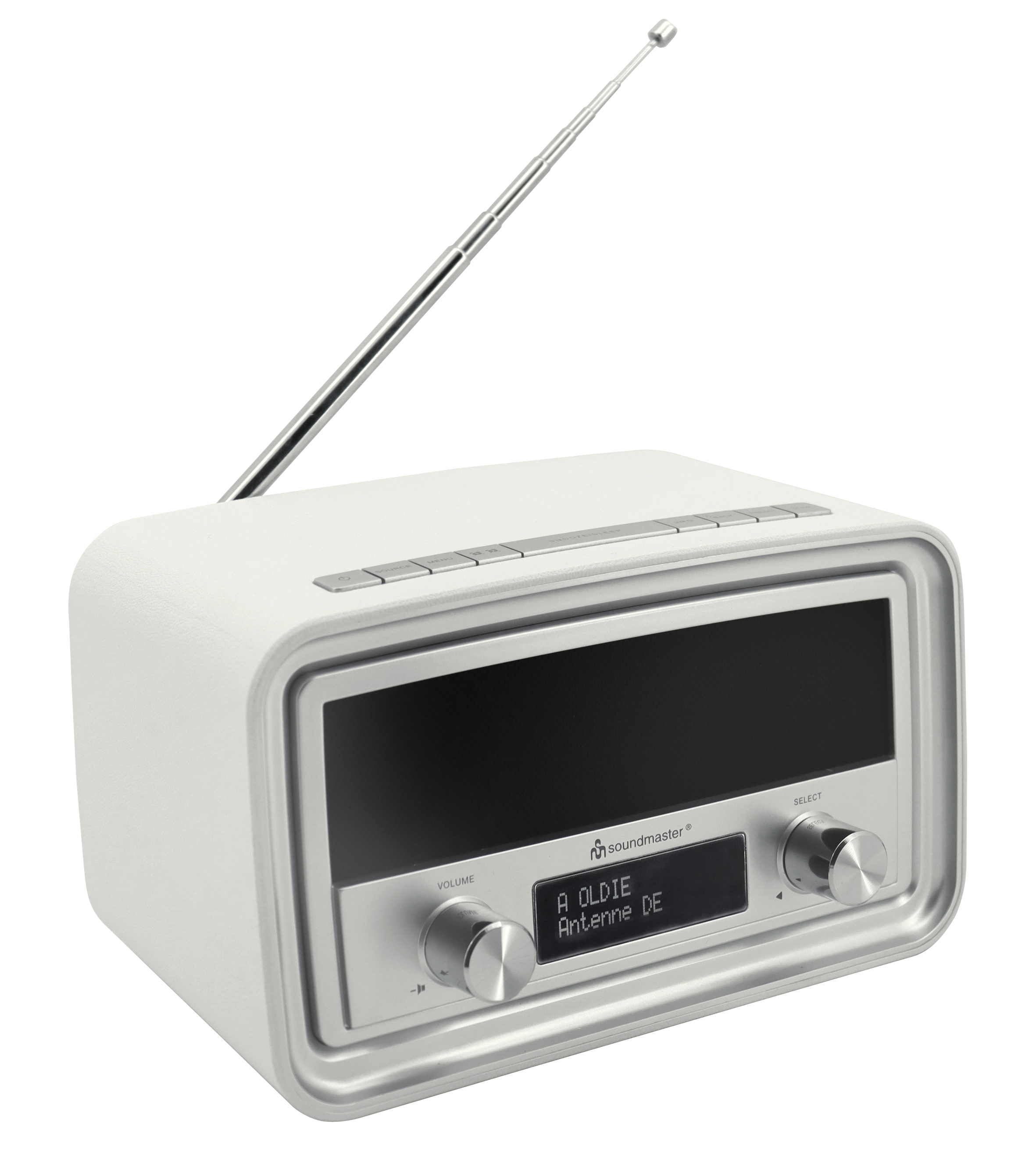 DAB+/FM radio with alarm clock, USB-charging socket