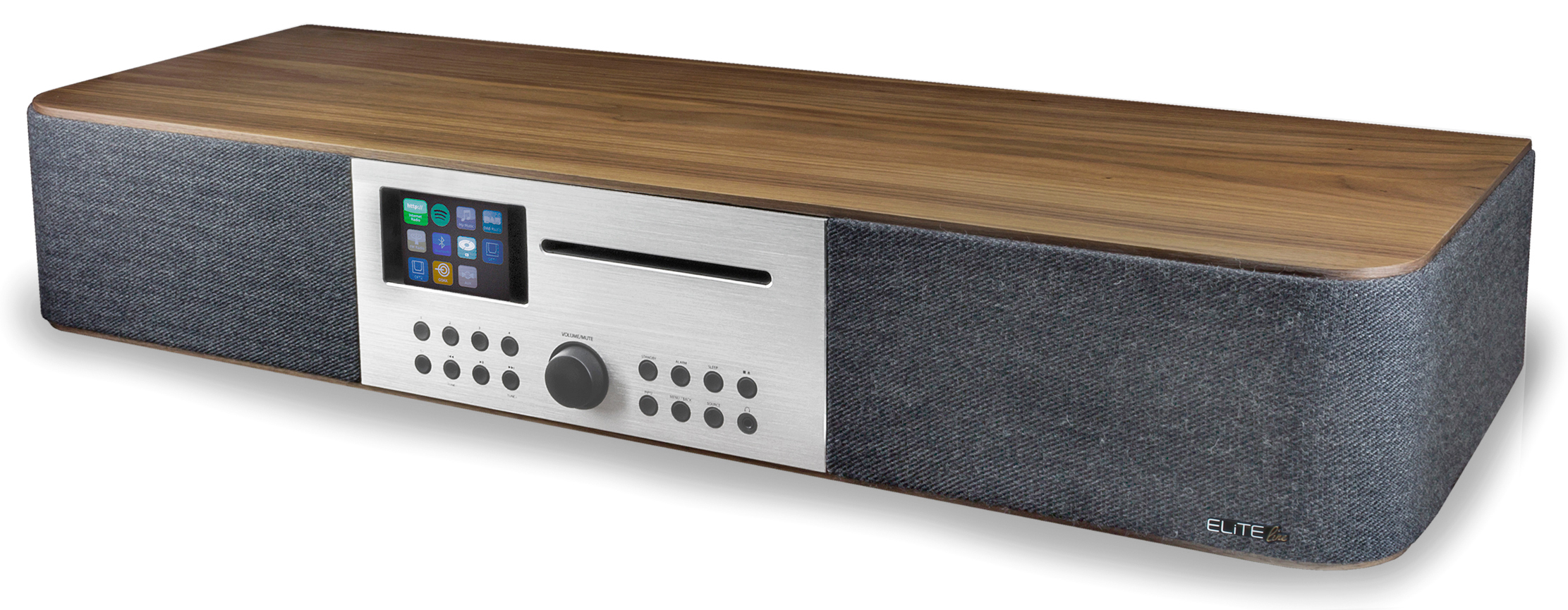 Stereo-Musikcenter mit Internet/DAB+/UKW-Radio, Netzwerk-Player, CD/MP3, USB, Bluetooth®, Multi-Room, App-Steuerung