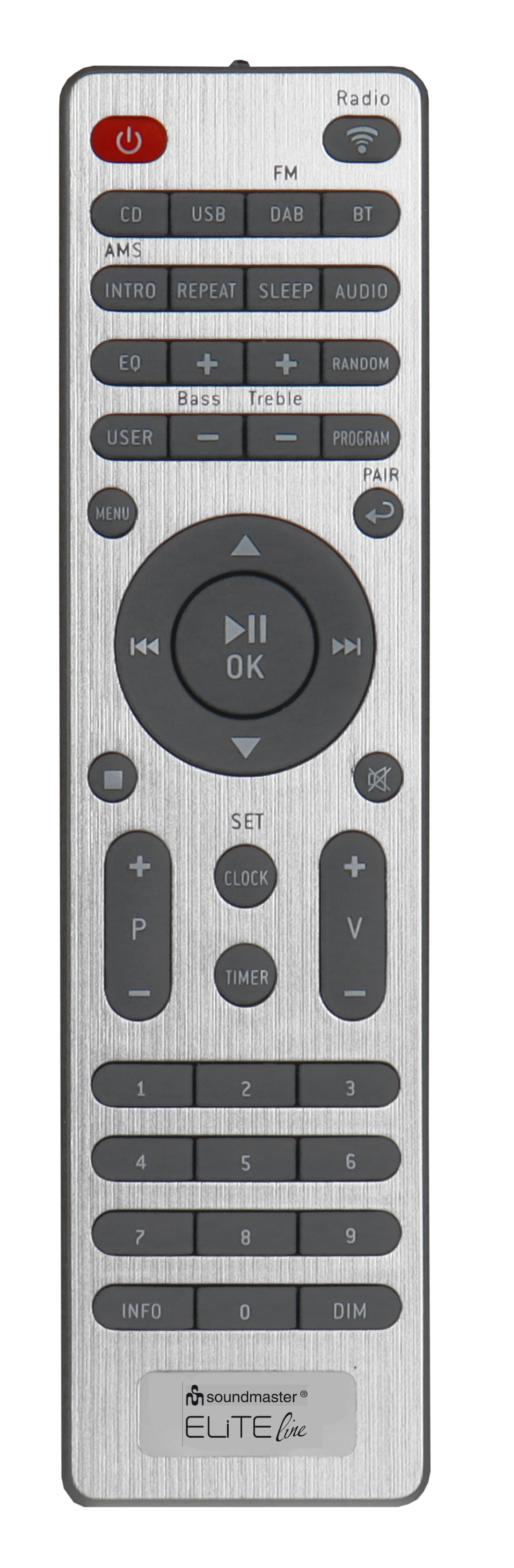 Stereo music centre with WLAN-internet/DAB+/FM-radio, CD/MP3, USB, Bluetooth®, APP control
