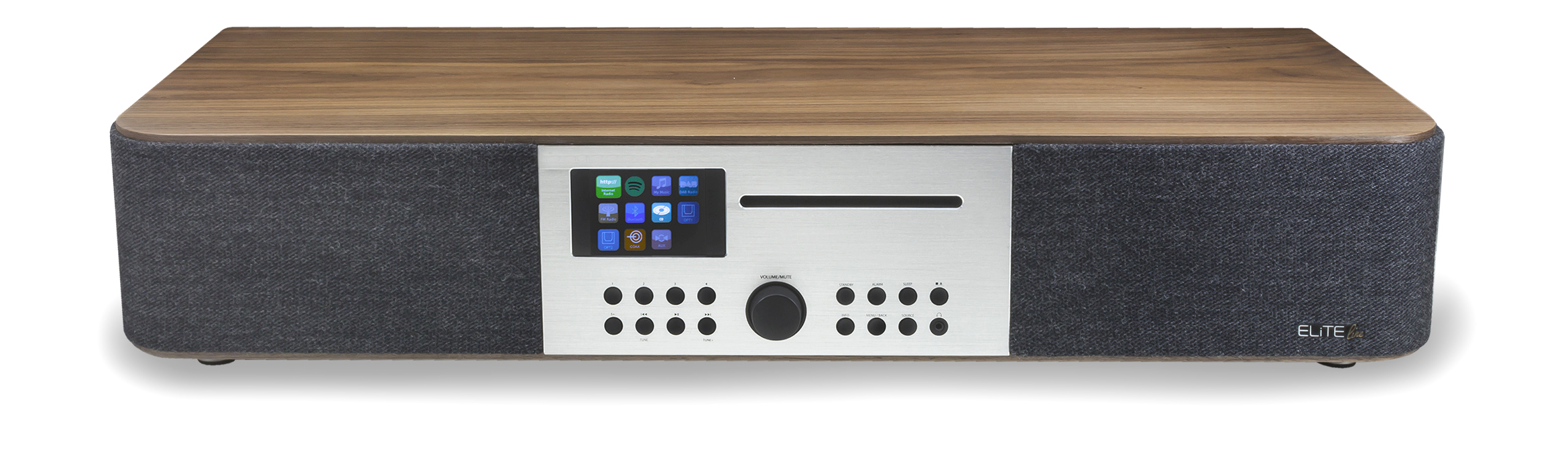 Stereo-music centre with Internet/DAB+/FM-radio, network player, CD/MP3, USB, Bluetooth®, multi-room, APP control