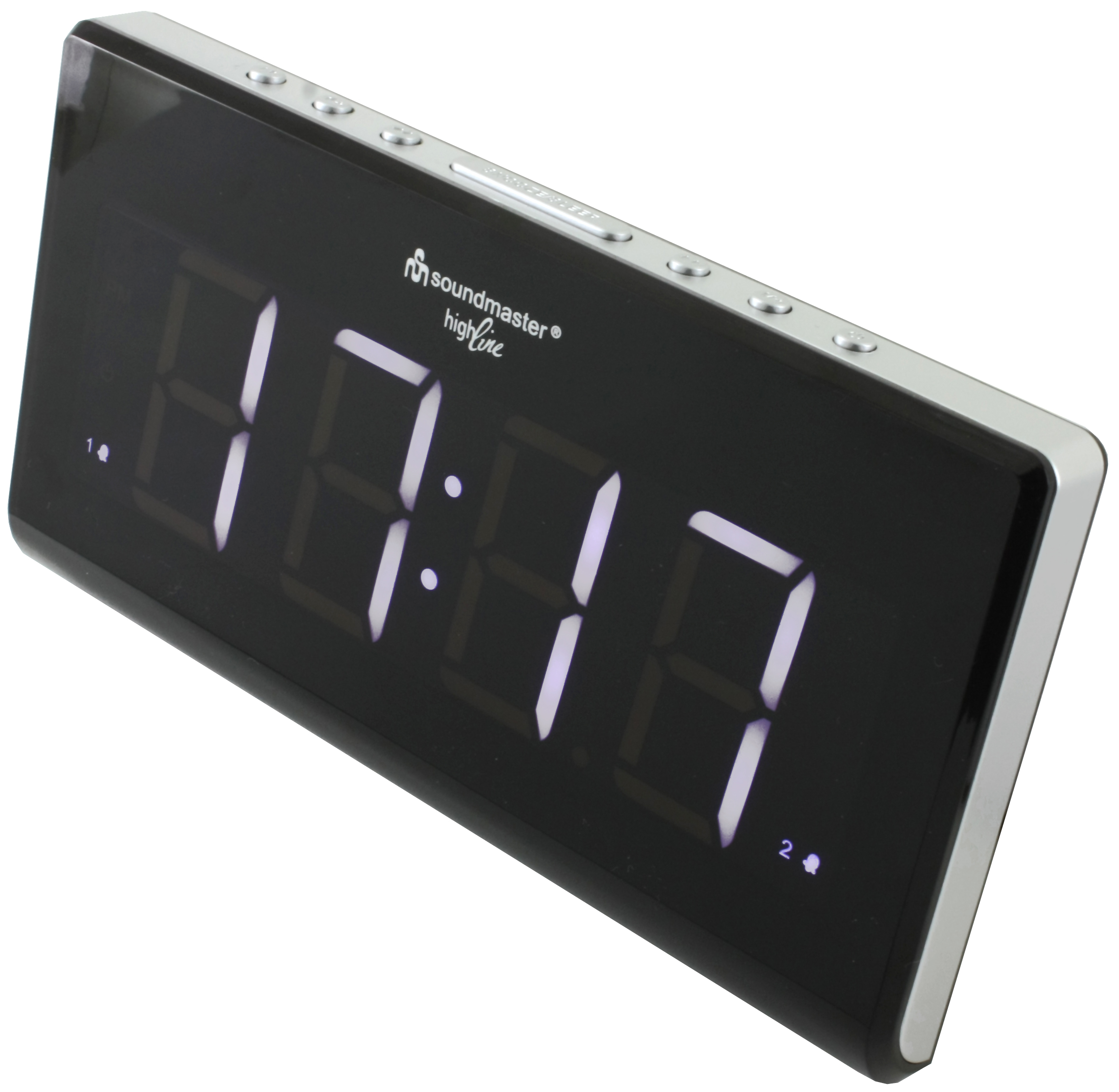 Jumbo LED Uhrenradio mit Dimmer