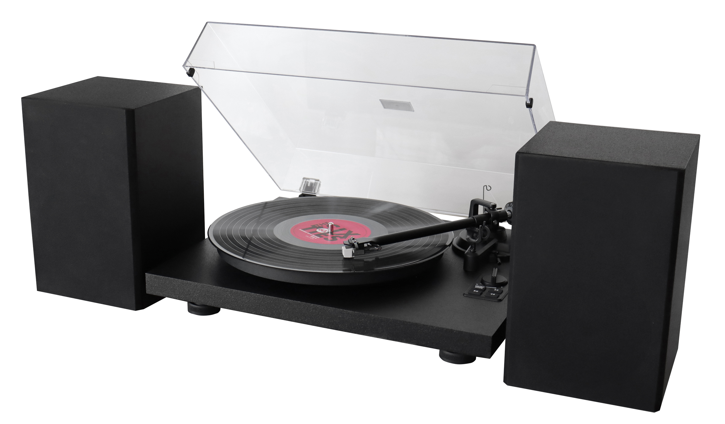 Turntable with Bluetooth®, PC encoding, 2-way bass reflex speakers