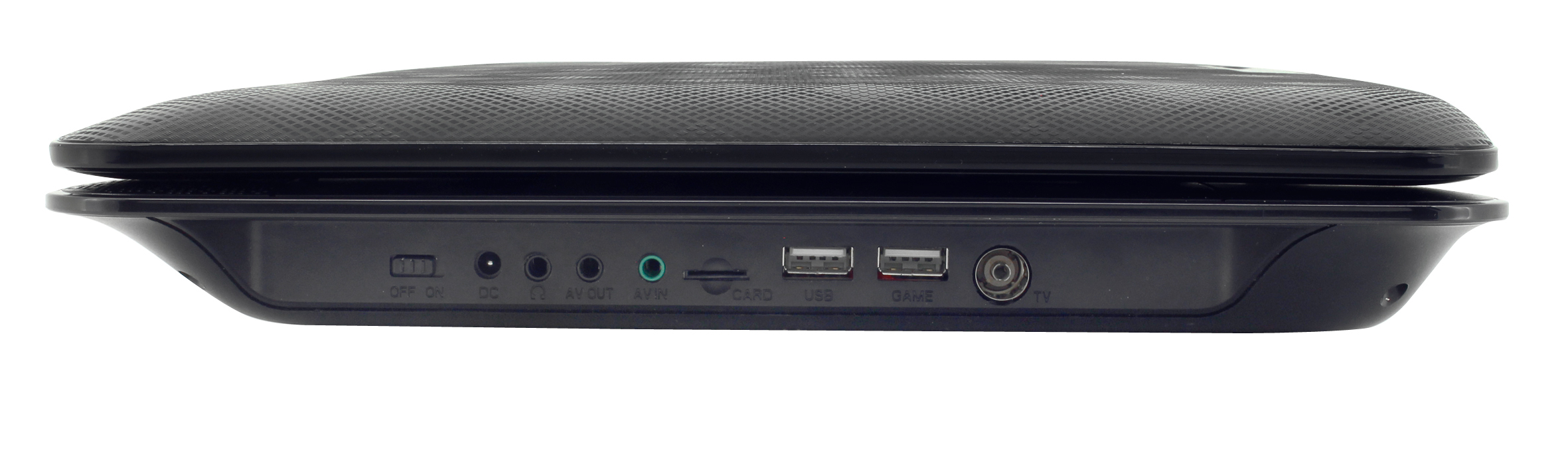 Tragbarer DVD-Player mit DVB-T2 HD-Empfänger / 39,1 cm TFT Bildschirm