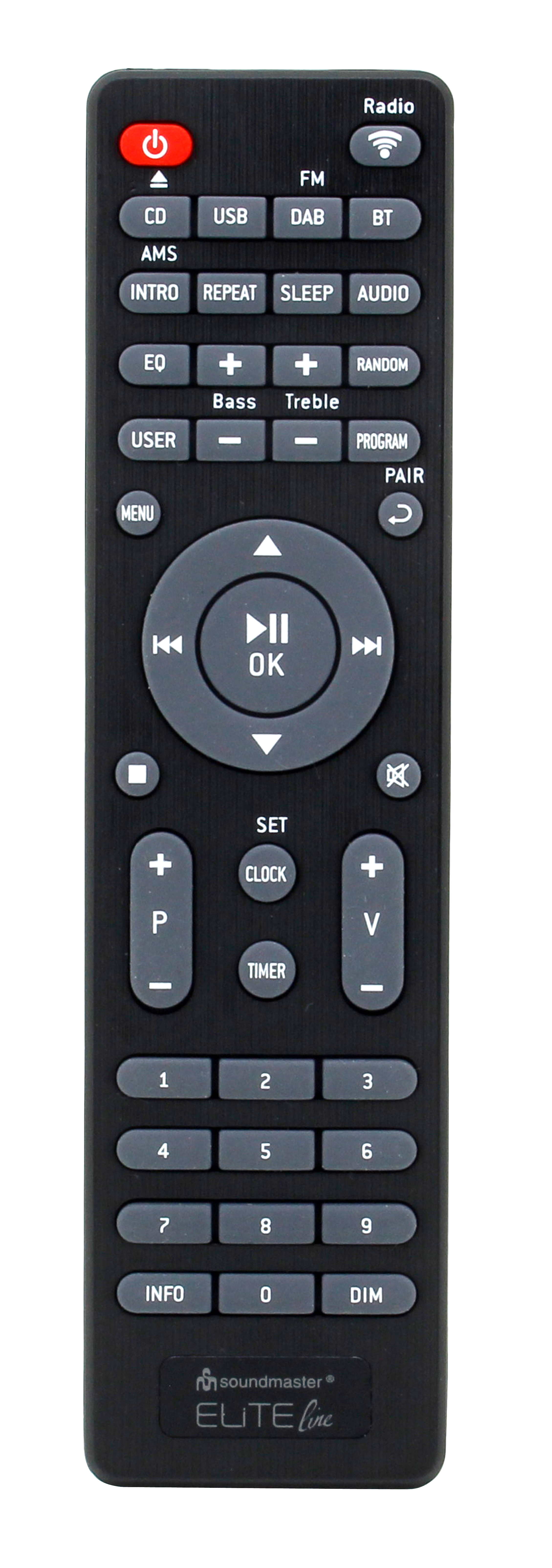 Stereo HiFi Musikcenter mit WLAN-Internet/DAB+/UKW-Radio, CD/MP3, USB, Bluetooth®, APP-Steuerung