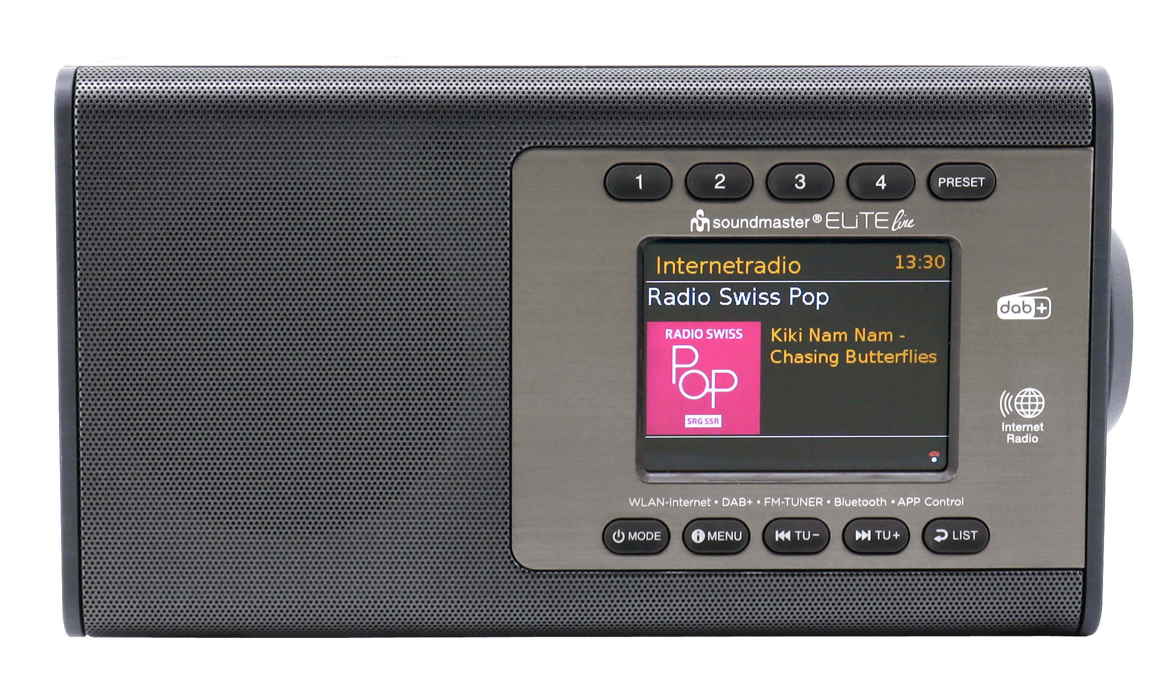 WLAN-internet/DAB+/FM radio with USB-MP3, Bluetooth®