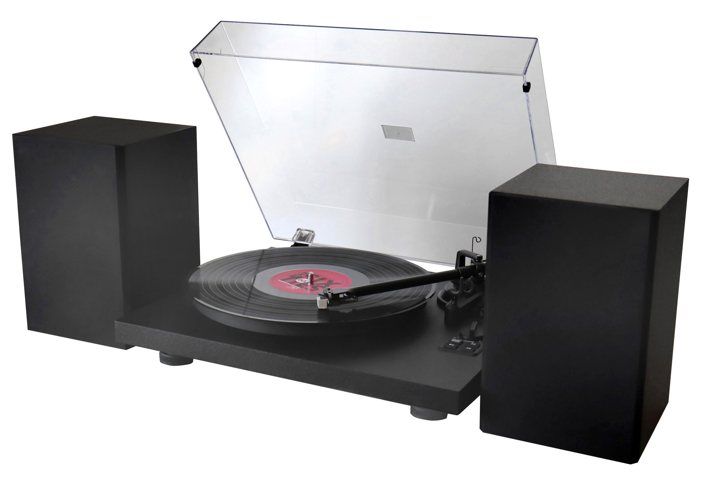 Turntable with Bluetooth®, PC encoding, 2-way bass reflex speakers
