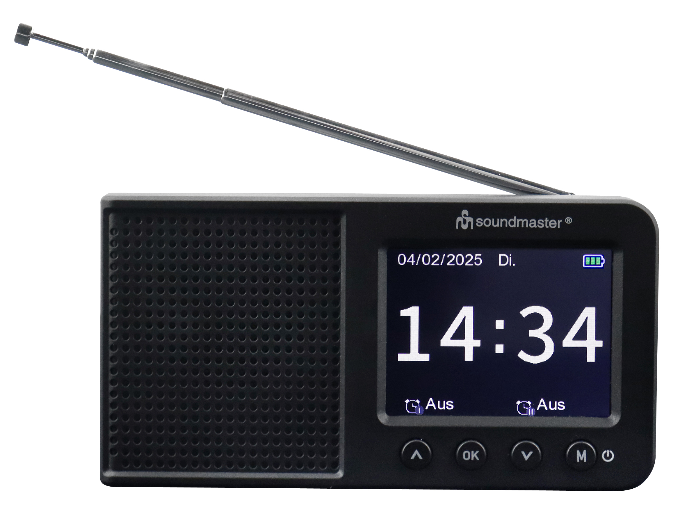 DAB+/ FM radio with color display