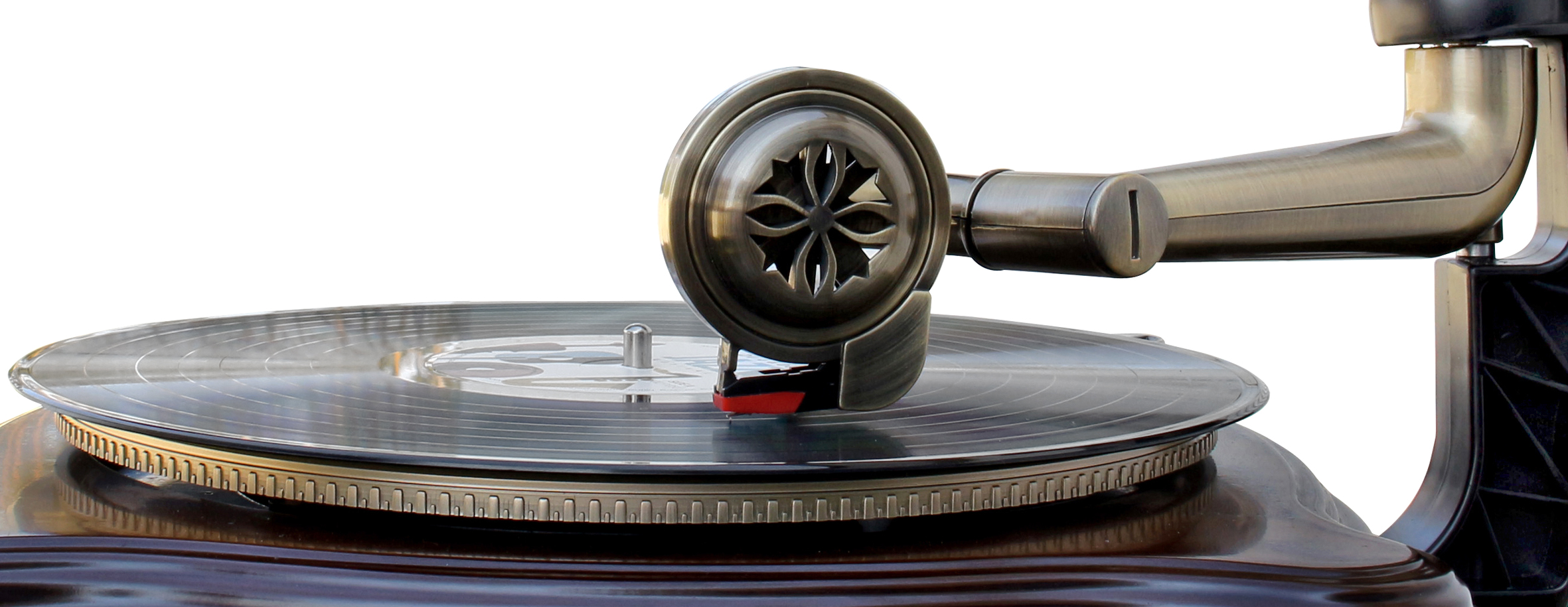 Stereo Grammophon mit UKW/MW-Radio, CD/MP3, USB/SD, Bluetooth®, Kassettenwiedergabe, Encoding