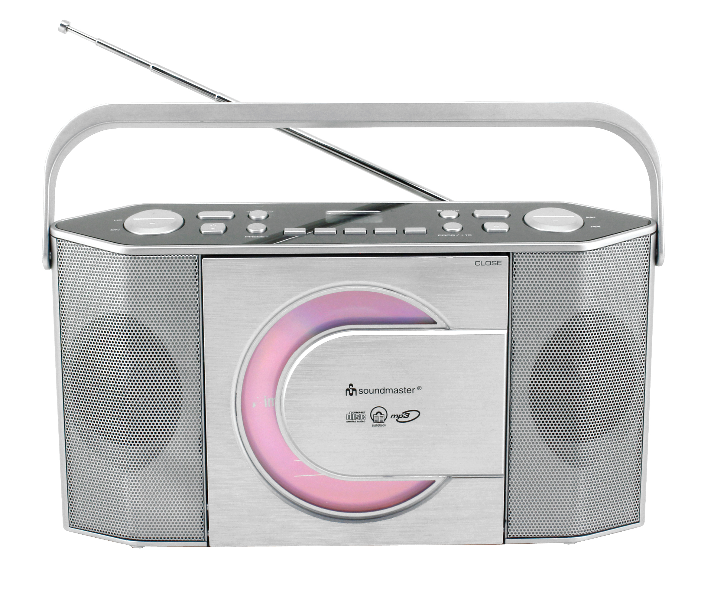 Tragbarer CD/MP3 Stereo UKW-PLL Radio