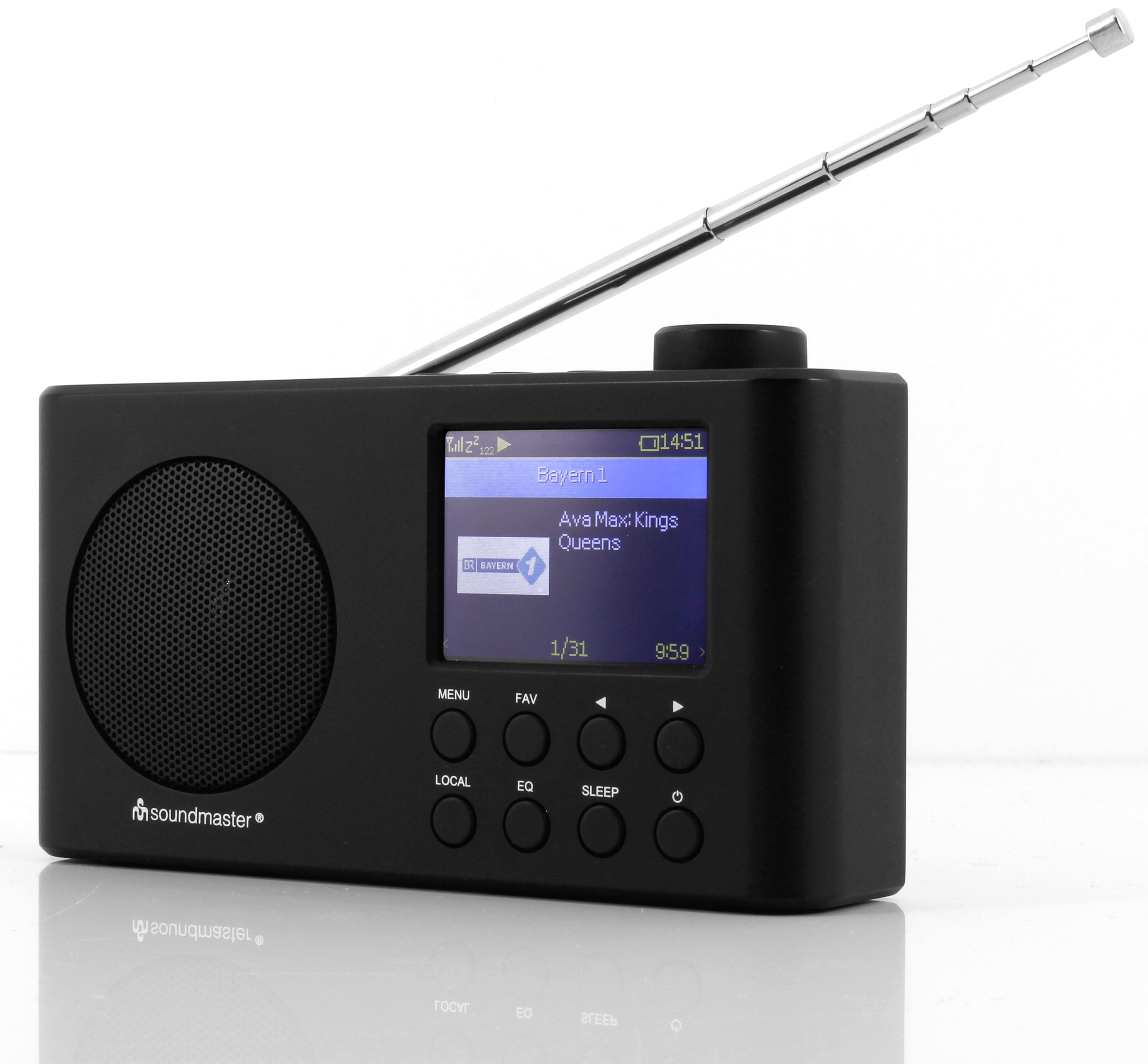 Portables WLAN-Internet/DAB+/UKW-Radio mit Bluetooth®, Li-Ion Akku