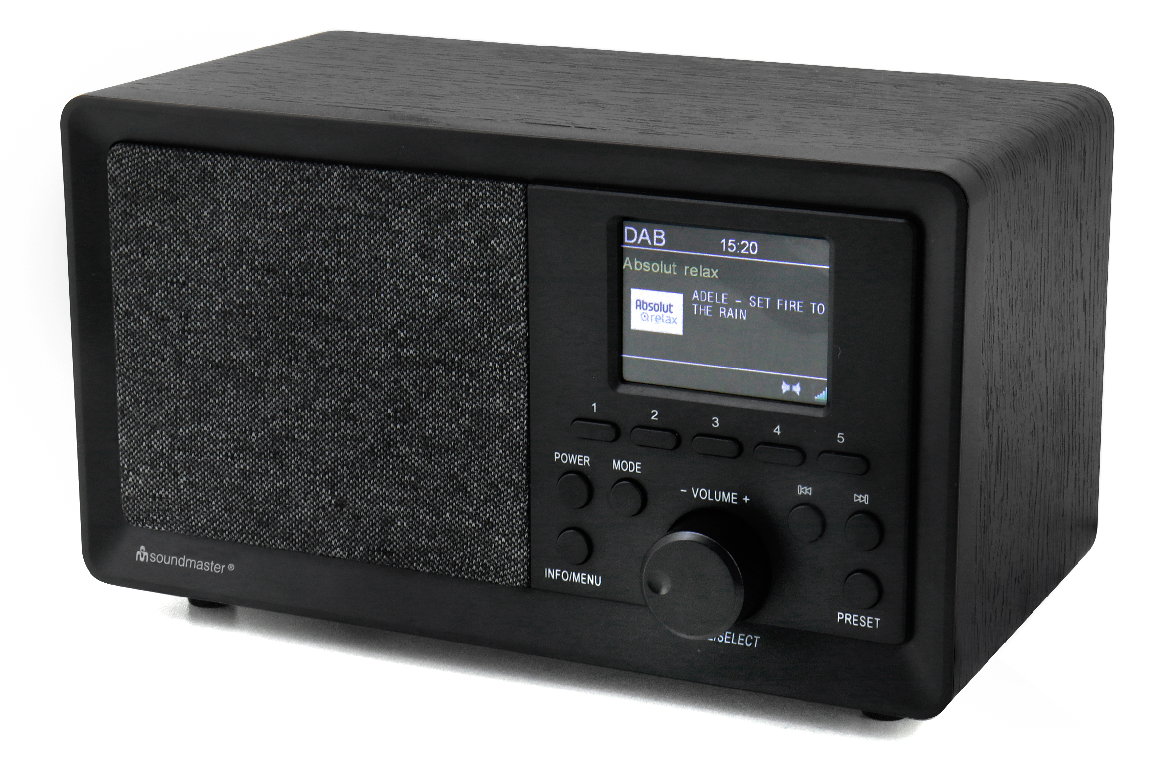 DAB+/UKW-RDS Radio mit Farbdisplay, Senderspeichertasten