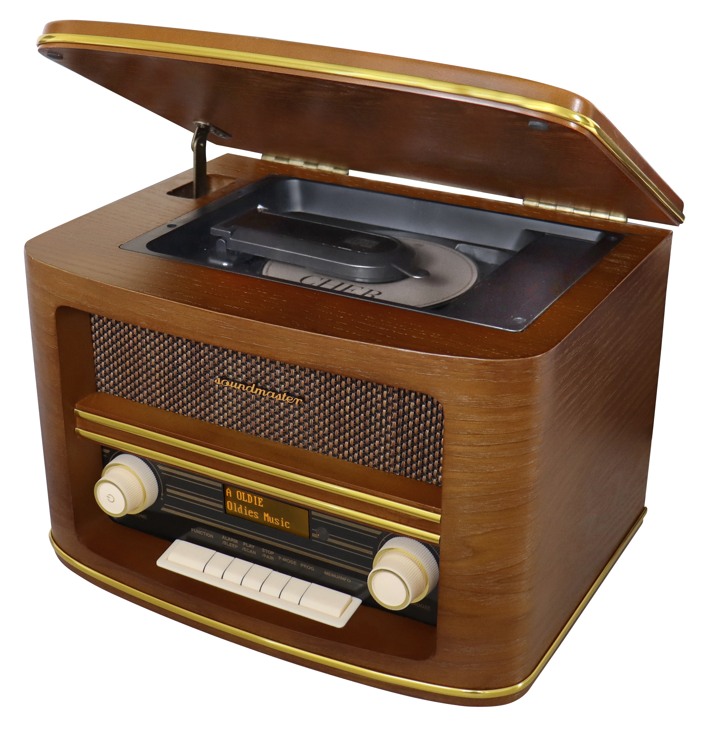 Nostalgie Stereo DAB+/UKW Radio mit CD/MP3, USB, Bluetooth®