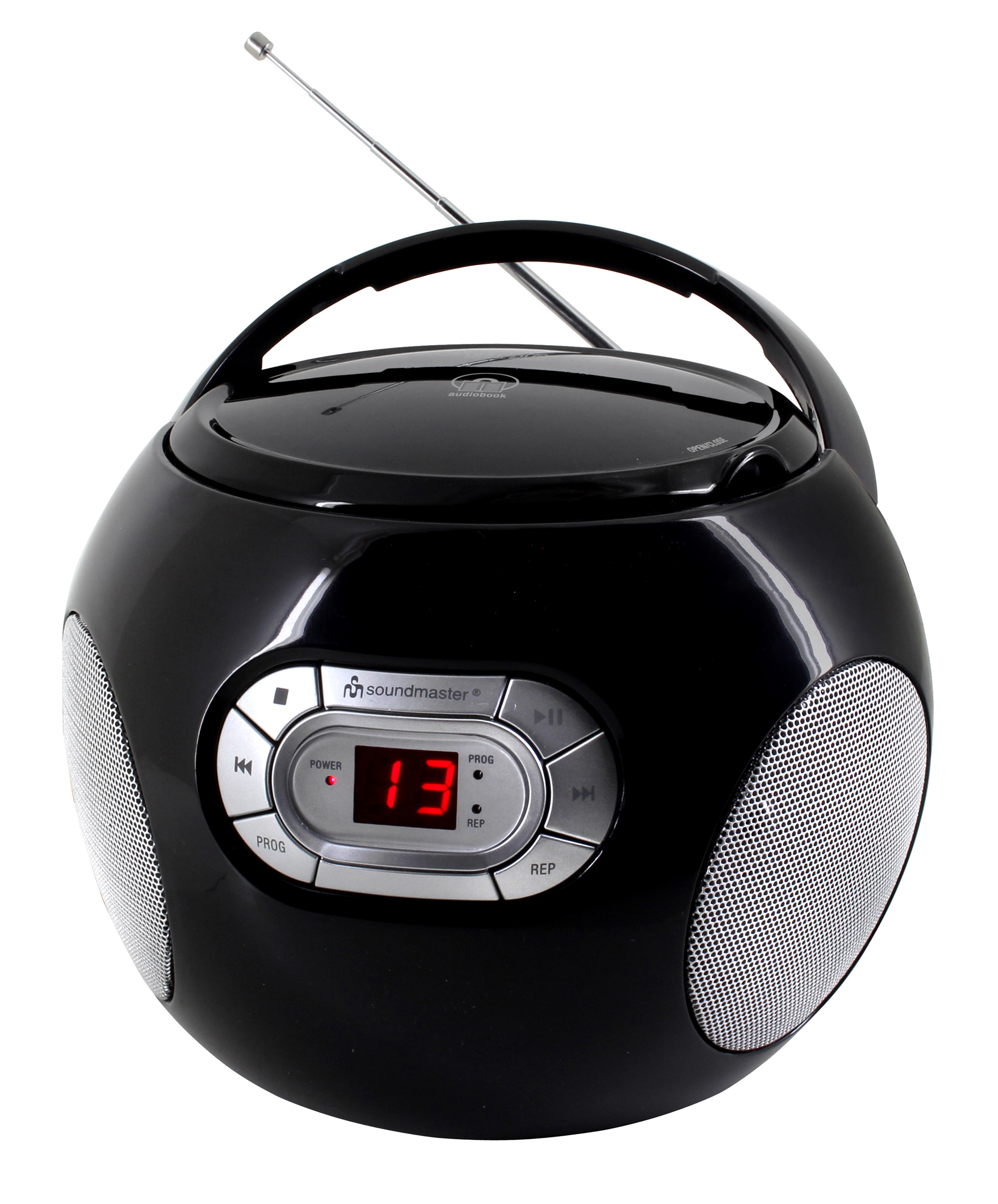 CD Boombox mit Hörbuchfunktion, UKW Radio
