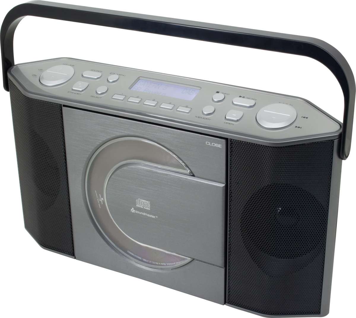 DAB+/UKW Digitalradio mit CD/MP3 Spieler soundmaster®